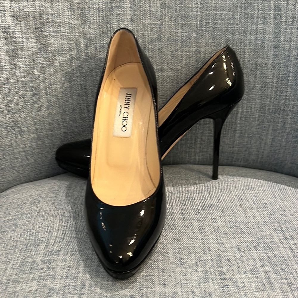 Jimmy Choo patent leather pump